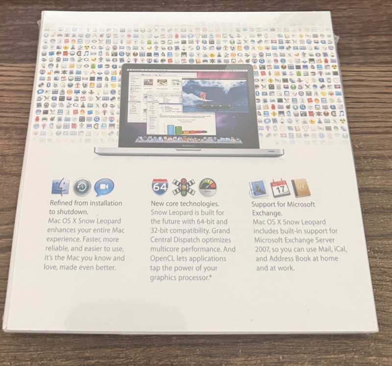 APPLE SNOW LEOPARD MAC OS X v10.6 FAMILY PACK MC224Z/A - NEW SEALED gallery