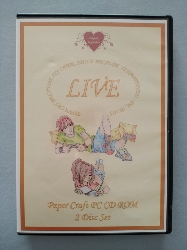 LIVE, Papercraft CD Rom 2-disc set – ELEGANT INSPIRATION