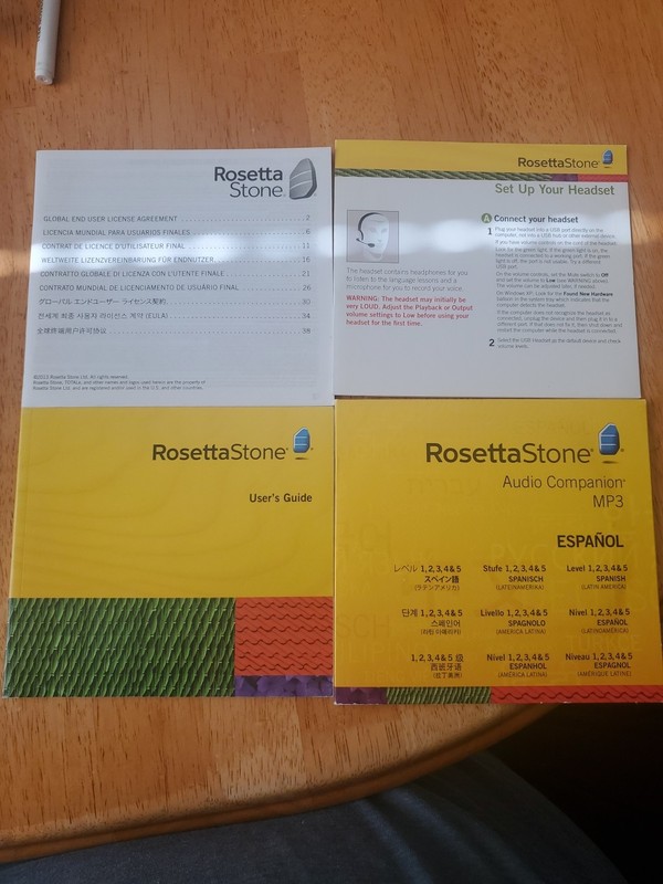 Rosetta Stone Audio MP3 Companion Level 1 -5 Spanish (Latin America)