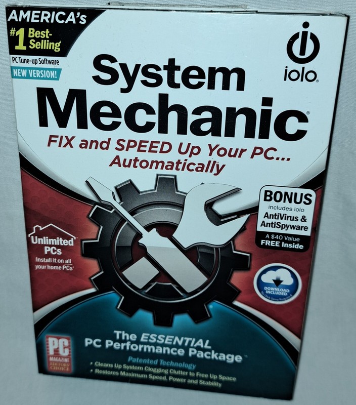 Iolo System Mechanic with Bonus Anti-virus & Anti-Spyware