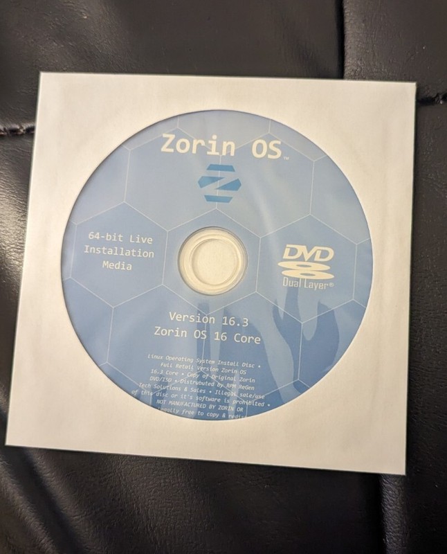 Zorin OS 16 Core Installation Disc: BOOTABLE LINUX DVD LATEST VERSION CORE 16.3 gallery