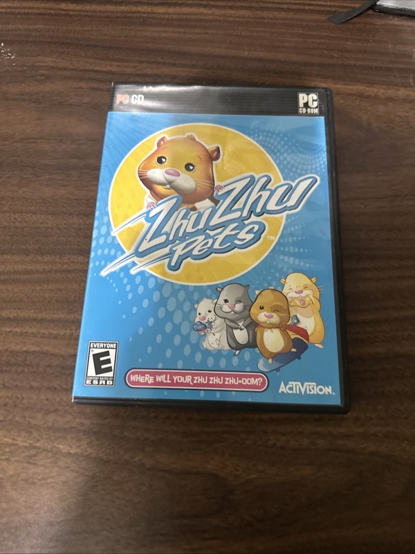 Zhu Zhu Pets PC CD care for virtual creatures game based on hamster stuffed toy!
