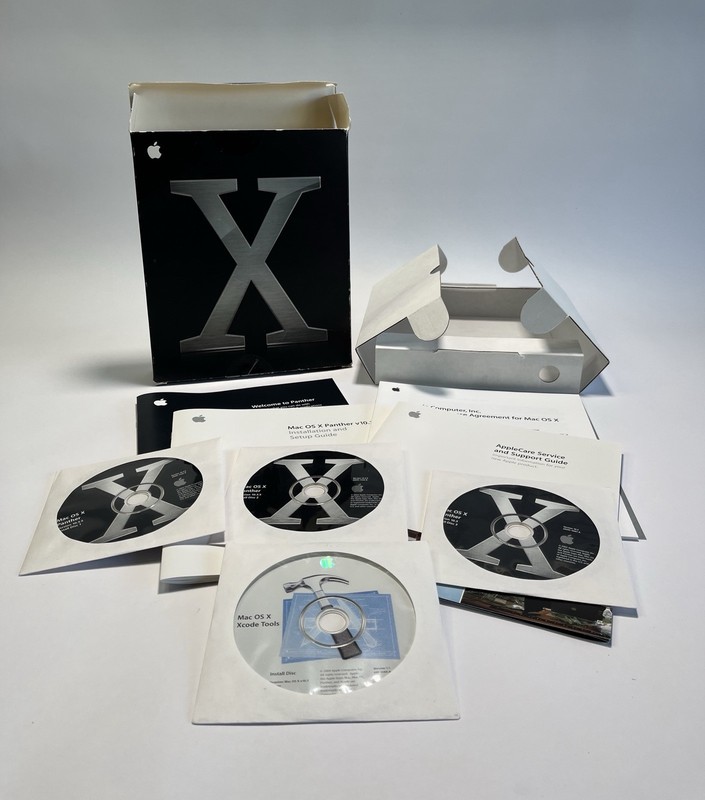 Apple Mac OS X 10.3 Panther Package M9227LL/A Tools OEM