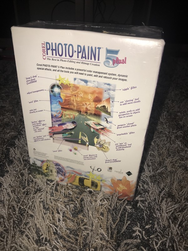 Photo-Paint 5 Plus PC Rom The Best Photo Editing In Bitmap Creation￼ New In Box gallery