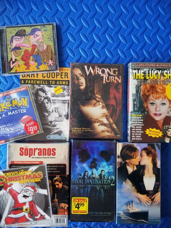 Mix Lot of DVD, VHS, PC, Cassette and more! - Fallout, Wrong Turn, Halloween gallery