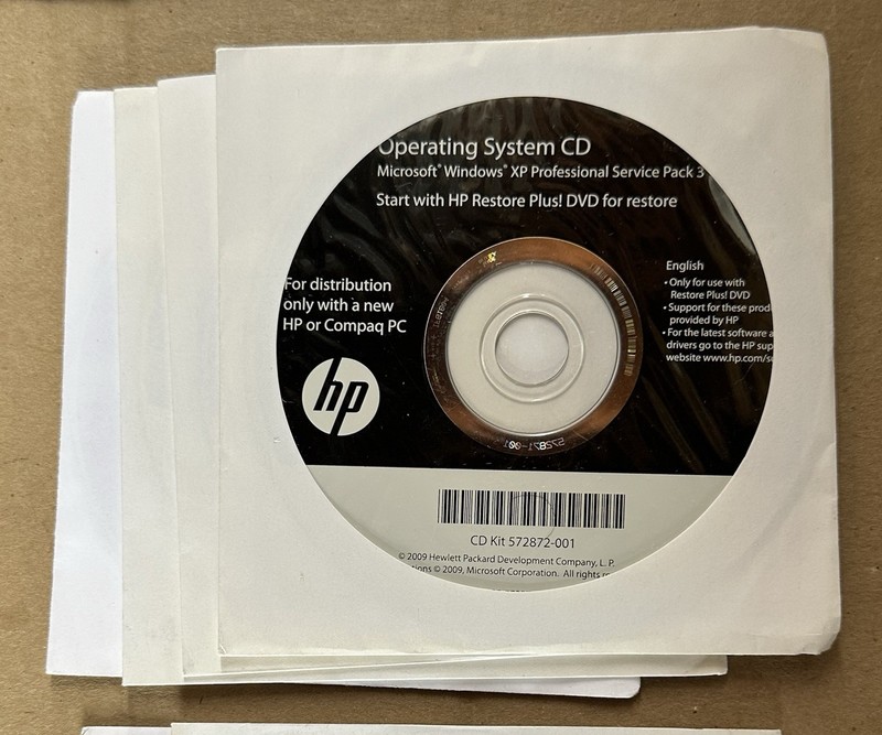 20 DISC LOT HP Restore Plus MICROSOFT WINDOWS Operating System INSTALLATION DVDs gallery