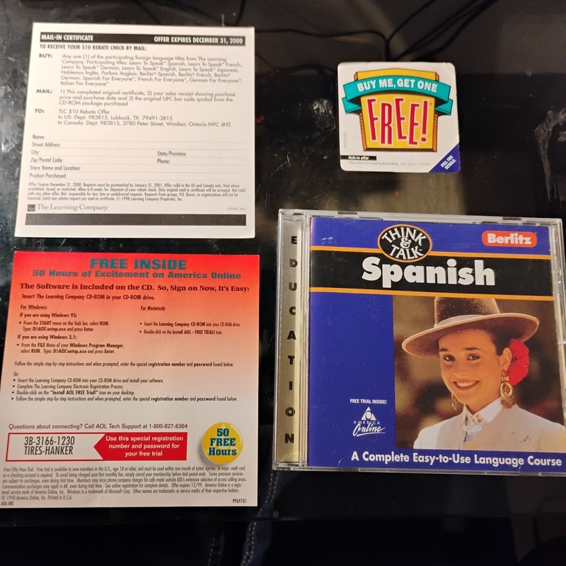 Spanish Language Course CD-Rom Windows 95 / 3.1 /Berlitz Think and Talk gallery
