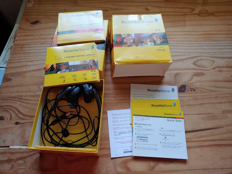 Rosetta Stone Chinese Mandarin Language Learning PC Software (#c6)