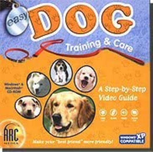 Easy Dog Training & Care PC CD step guide instruction obedience commands tips +