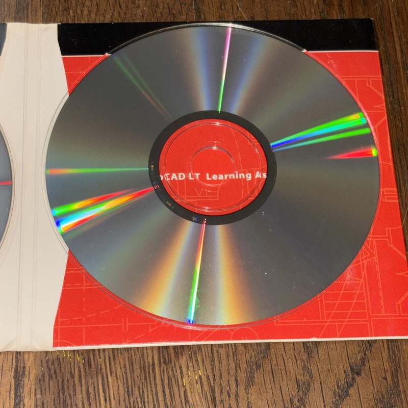 AutoCAD LT 2000 Autodesk Software CD Rom 2 Discs with Serial Number gallery