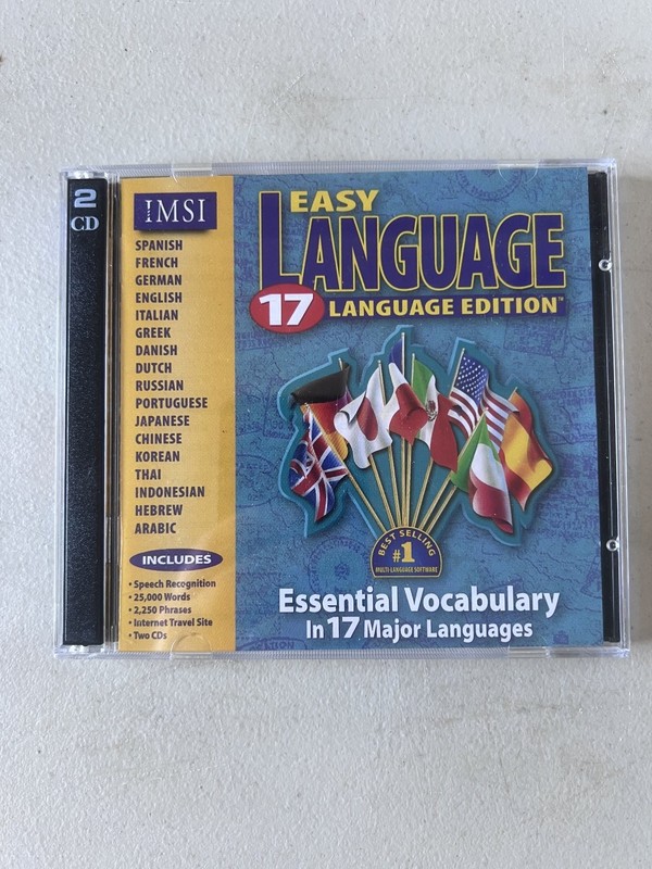 IMSI Easy Language 17 Language Edition Software 2 CD Set Windows Mac
