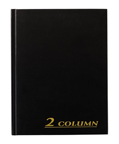 Easy to Use Account Book, Black (ARB8002M) 1 Pack