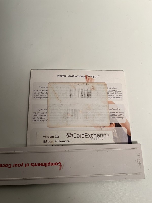 Card Exchange ID Printing Solutions Software 9.2 Professional Disc Key & Sleeve gallery