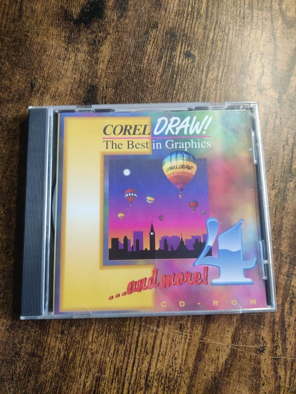 Vintage Corel Draw! 4 The Best In Graphics And More 15k Clip Art 750 Fonts