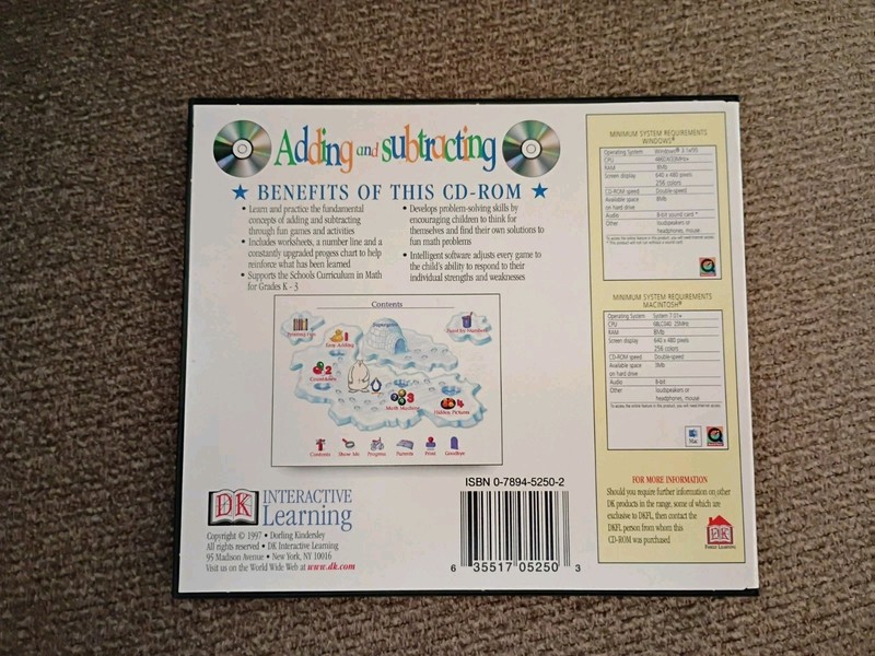  DK My First Math Adventure: Adding and Subtracting CD-ROM Software For Learning gallery