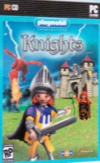 Playmobil Knights PC CD plastic heros medieval fight evil magician computer game