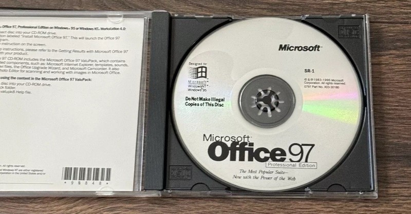 Microsoft Office 97 Software Professional Edition Academic Edition Windows NT 95 gallery
