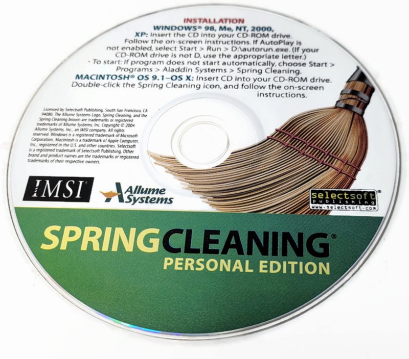 IMSI Spring Cleaning Personal Edition Windows 98/Me,NT,2000