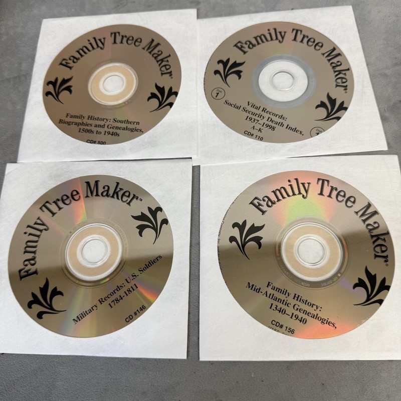 Family Tree Maker Version 7.0 Genealogy CD Lot World Family Tree Ancestry gallery