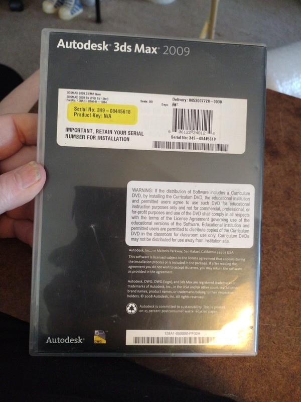 Autodesk 3ds Max 2009 DVD Software with Serial Number and Product Key ... gallery