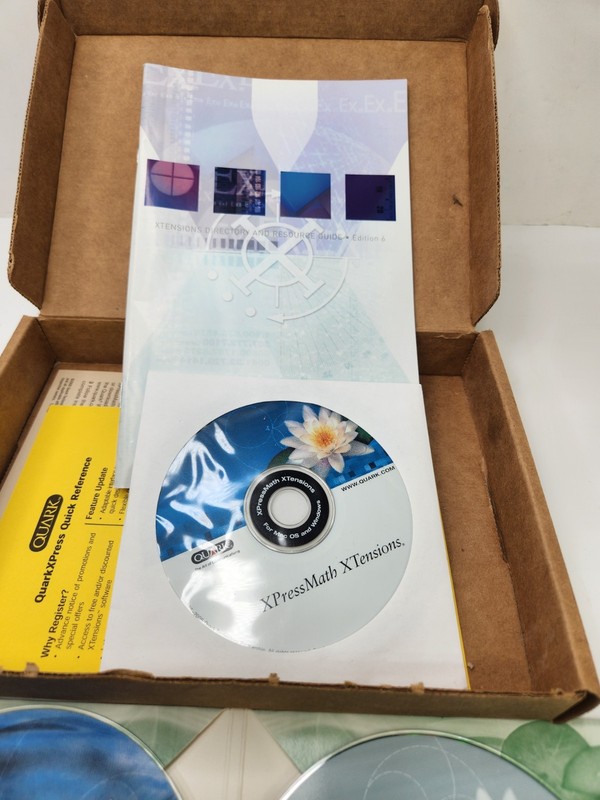 Quarkxpress Software Mac OS 6.1 6.5 and XPress Math XTensions New gallery