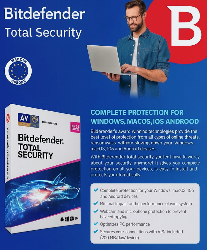 Bitdefender Security – 3 Years For 3 Devices