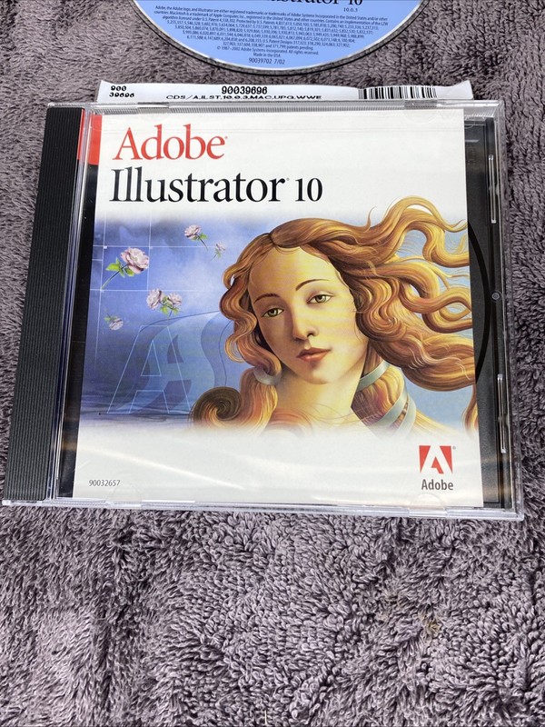 Adobe Illustrator 10 Macintosh CD with Serial Number Mac OS X and Mac OS 9 gallery