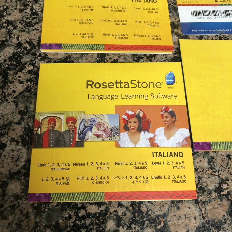 Language Learning Software Set Italiano ITALIAN Version 4 Level 1-5 v4.5 gallery
