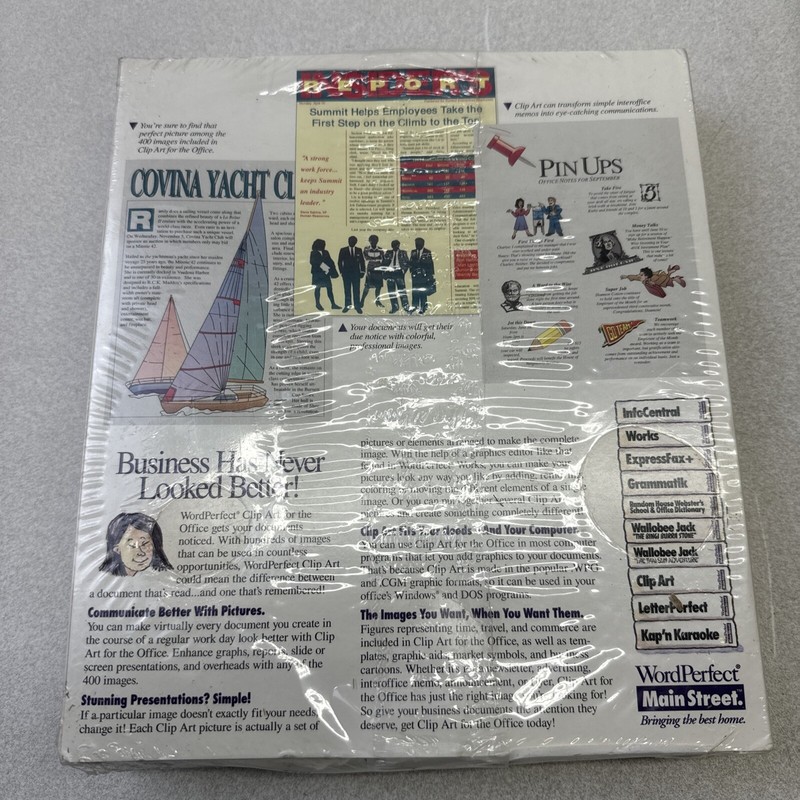 New Box Wordperfect Clip Art for the Office 1.0 Win/Dos gallery