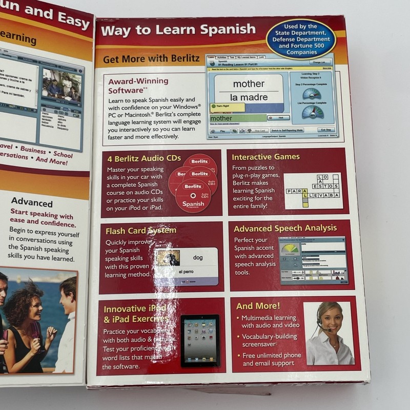 Berlitz Spanish Premier Learning Software For Mac, Windows XP, Vista, And 7 gallery