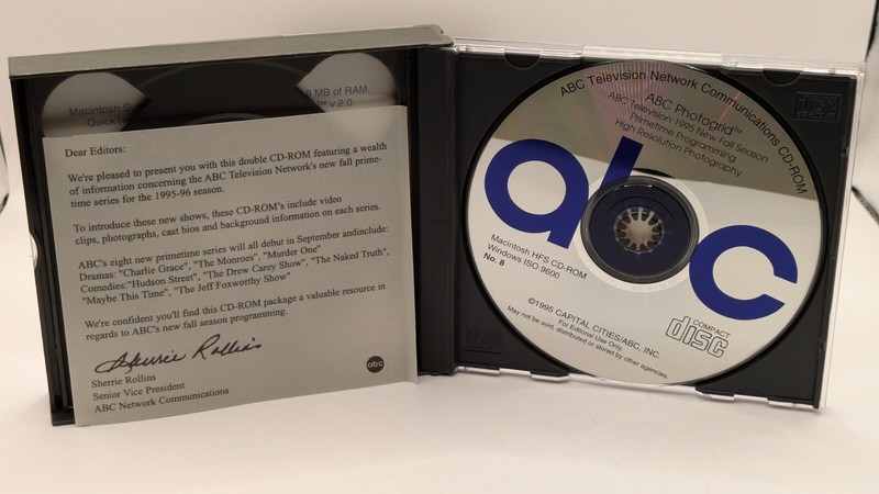 ABC Television 1995 Fall Season Multimedia CD ROM RARE Drew Carey/Jeff Foxworthy gallery