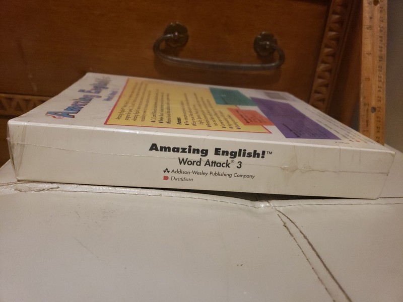 Vintage Word Attack 3 Amazing English ESL Curriculum Big Box Game Macintosh 3.5" gallery