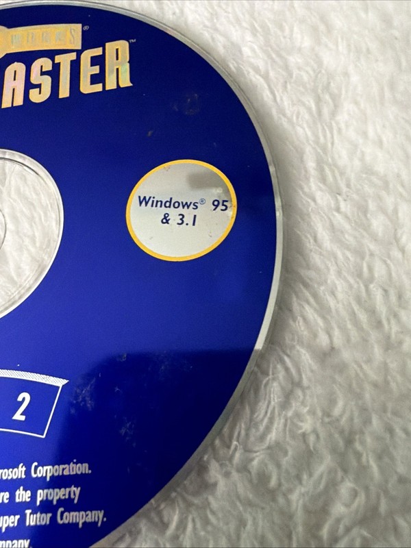 Math Master Algebra 2 PC CD ROM Windows 95 & 3.1 SmartWorks 1996 VTG Version 2 gallery
