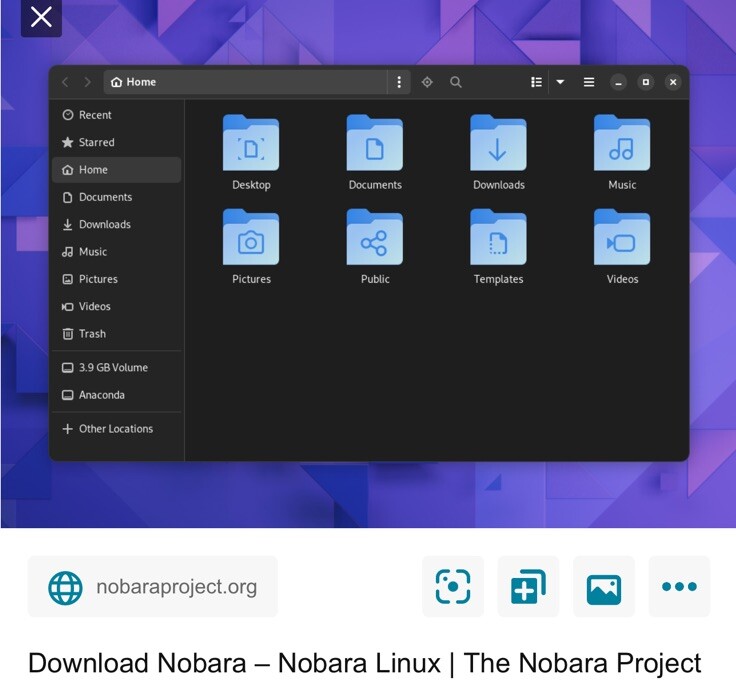 Nobara GNOME linux AMD64 USB CANADA USA gallery