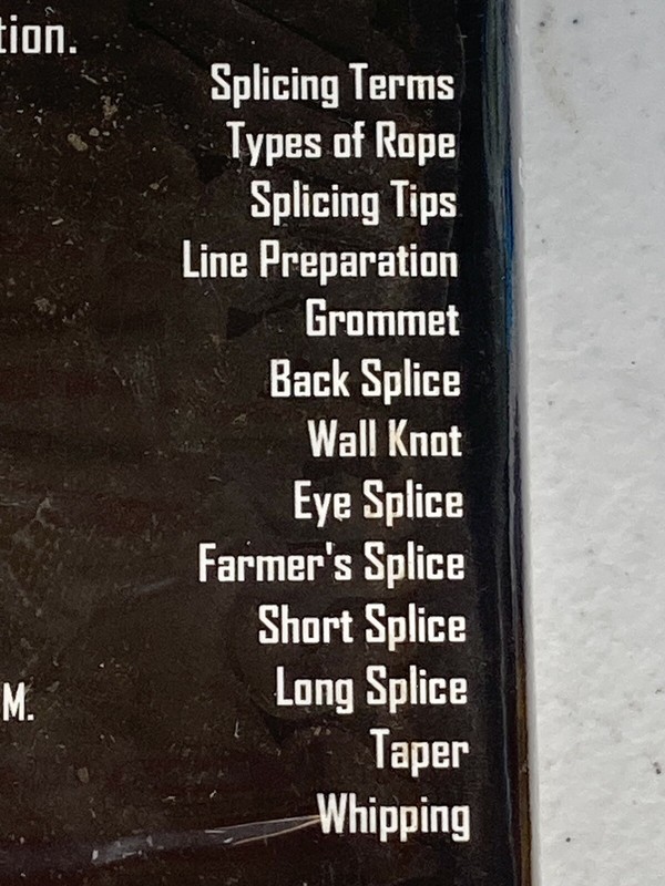Knot Tying - Splicing Three-Strand line (PC CD-ROM) Instructional Guide *NEW* gallery