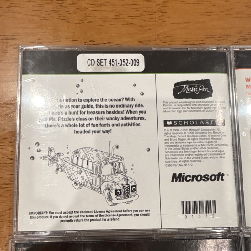 Microsoft The Magic School Bus Rainforest, Solar System, Dinosaurs, & Ocean CD gallery