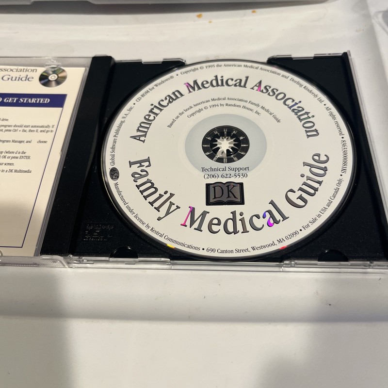 American Medical Association FAMILY MEDICAL GUIDE CD-ROM Dorling Kindersley 1999 gallery