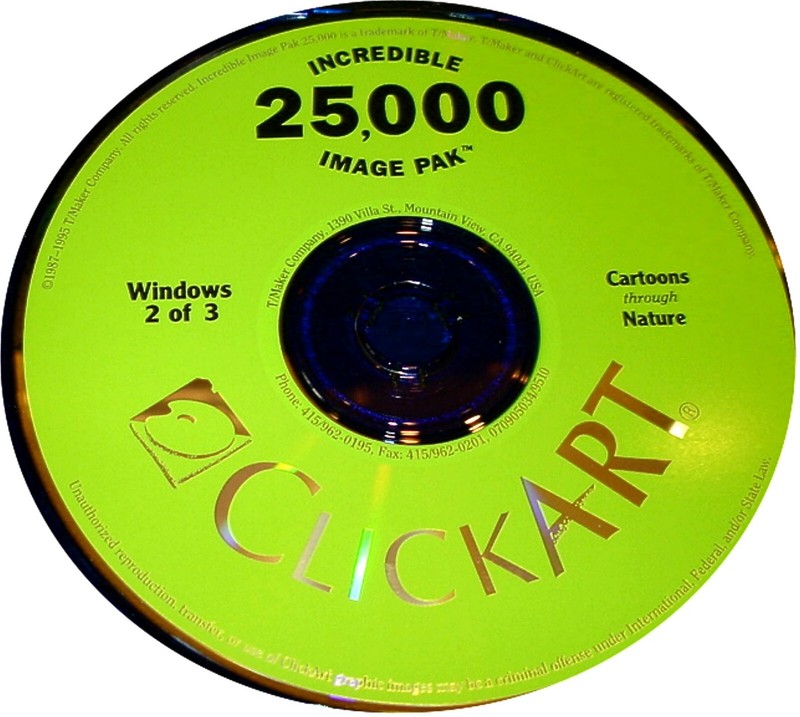 ClickArt - 25,000 Incredible Image Pak - 3 Disks People Travel Cartoons Business gallery