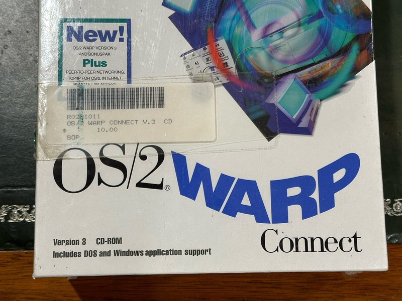 IBM OS/2 Warp Connect Version 3 CD-Rom Vintage Computer Software *New & Sealed* gallery