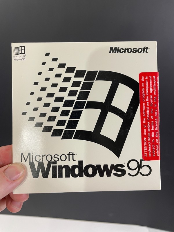 Microsoft Windows 95 OEM CD ~ Factory Sealed Sleeve ~ For New PC Distribution