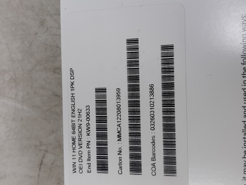 Used Microsoft Windows 11 Home 64-Bit – 1 License Key (Retail / Deactivated) gallery