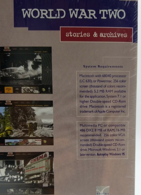 World War II Stories & Archives Montparnasse Multimedia Big Box CD-ROM 1996 NOS gallery