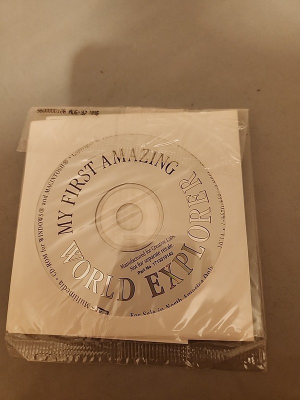 My First Amazing World Explorer PC MAC CD kids learn Earth countries maps altas