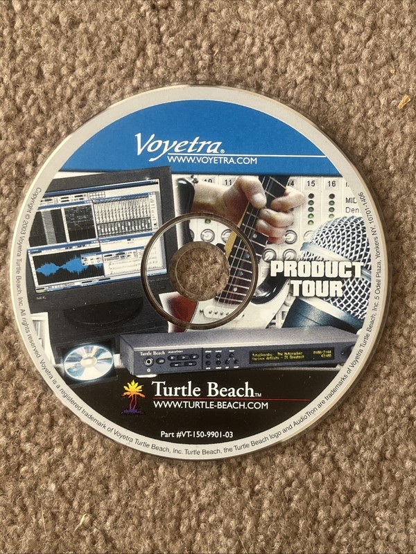 Voyetra Product Tour Audio Station Digital Music Jukebox Software CD