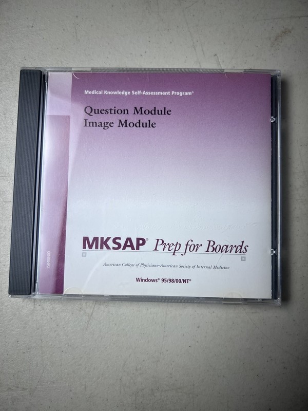MKSAP Prep for Boards Question Image Module Windows 95 98 2000 NT ACP