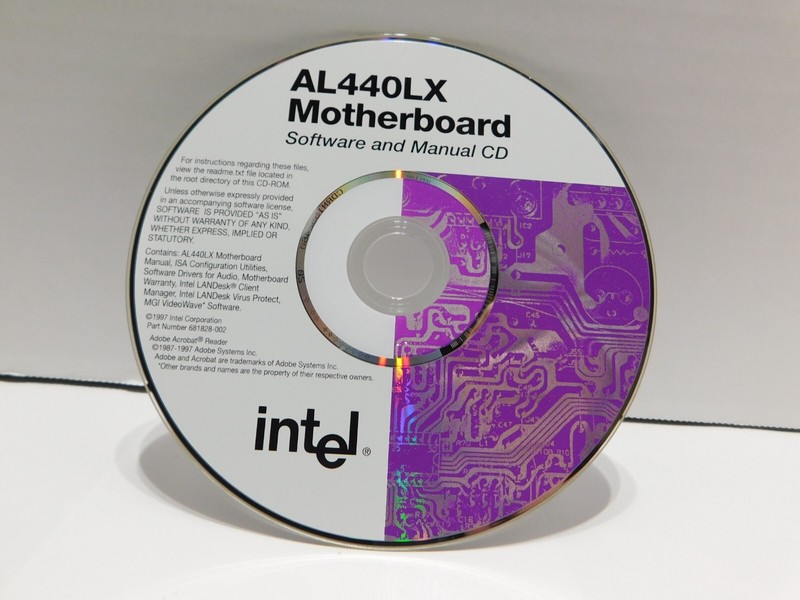 Intel AL440LX Motherboard Software and Manual CD gallery