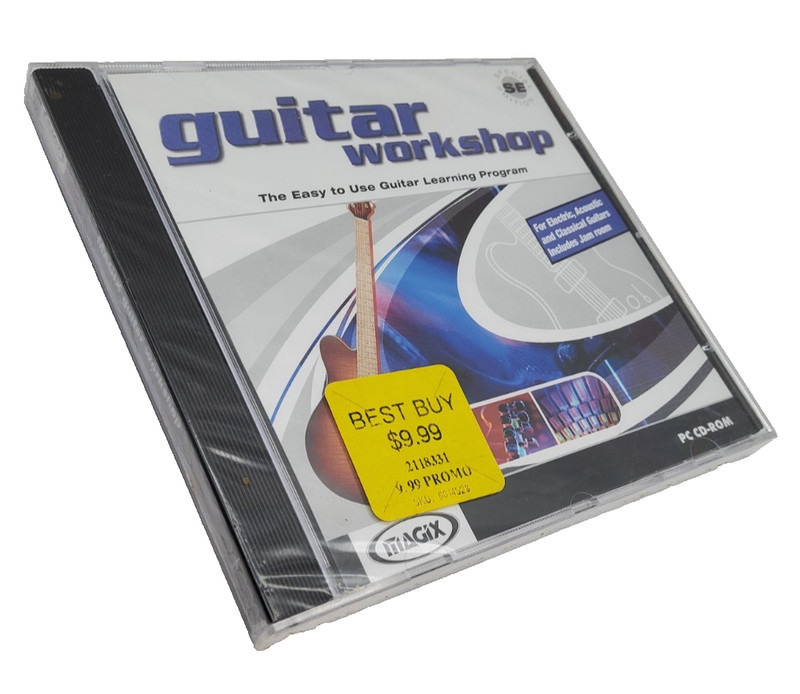 MAGIX Guitar Workshop PC CD-ROM Learn Guitar Software Electric Acoustic