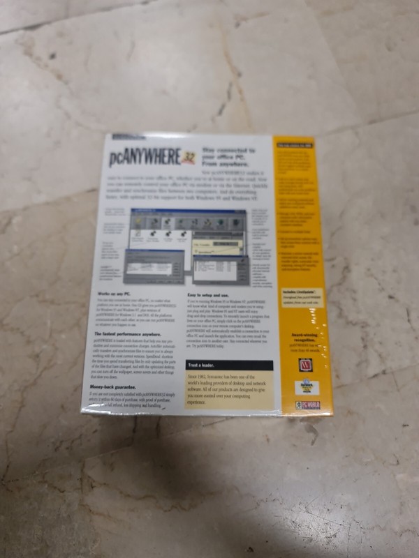 SYMANTEC: PC Anywhere 32 Version 8.0 Vintage Software Complete With CDs And Manuals gallery