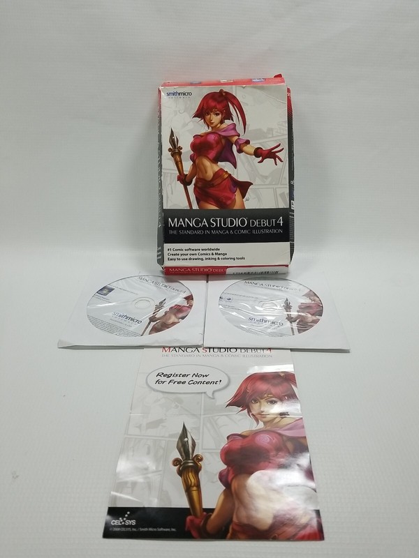Manga Studio Debut 4 COMPLETE PC & Mac Anime Comic Graphic Novel Cartoon Creator