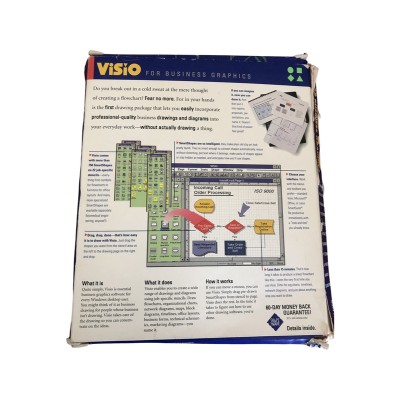 Visio for Business Graphics 3.0 Vintage Software Shapeware Corp gallery